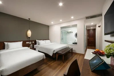 Connecting suite city view room — Hanoi Exclusive Hotel